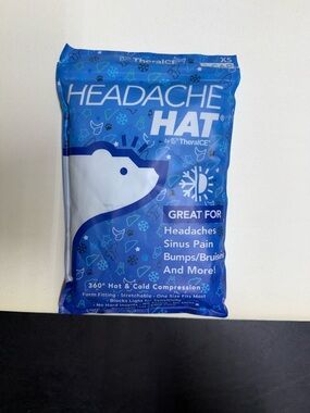 Headache Hat by TheraICE+ - Blue